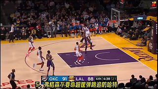 NBA最强球王精彩集锦！爽！