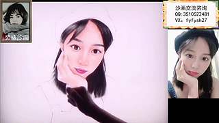 沙画很精致