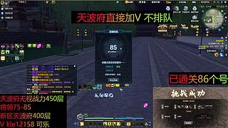 无视战力新老区天波府450层 将领