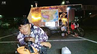试车中 人力房车过寒冬