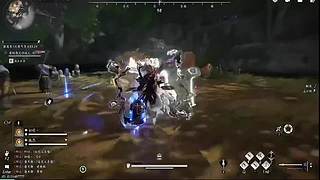 用扇子打秦川 BOSS 输出好低​