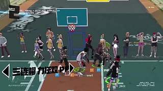 街头篮球赛事轮播间的直播间