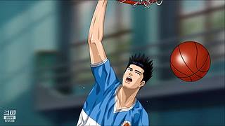 中年人弧顶发牌的直播间