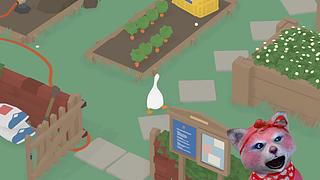 仿佛一朵小花，头上戴着法夹