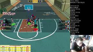 街头篮球赛事轮播间的直播间