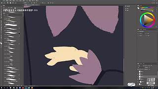 用儿插的方式画个云堇