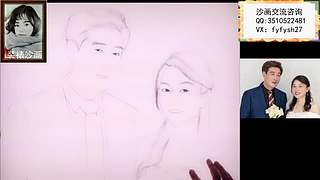 沙画很精致