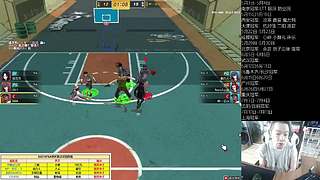 街头篮球赛事轮播间的直播间