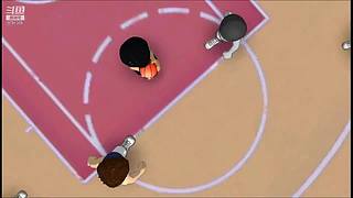 中年人弧顶发牌的直播间