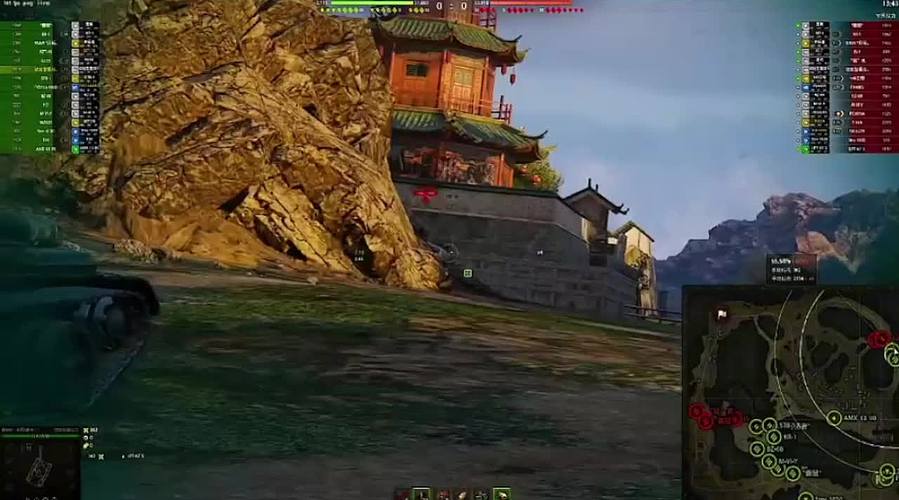 火炮俯角拉满 精准打击