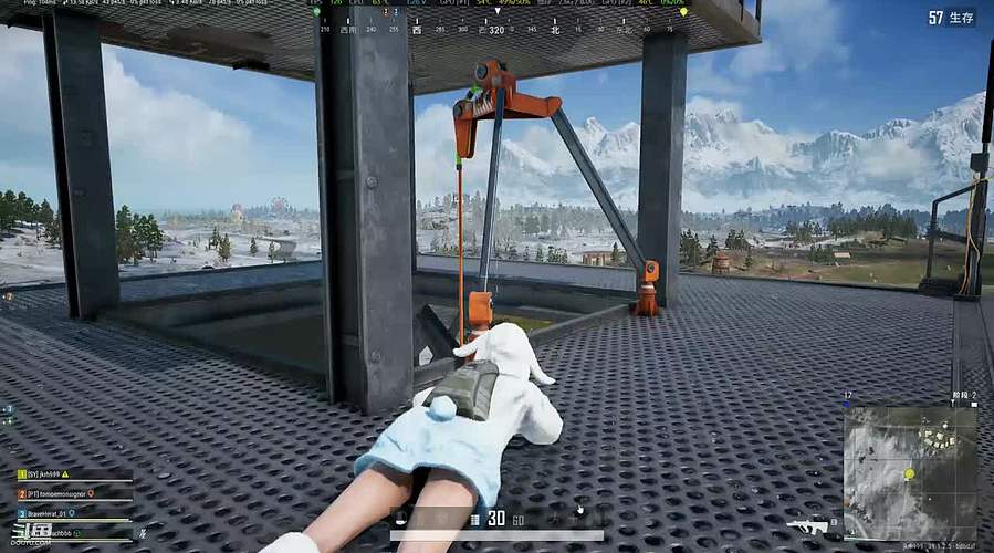 PUBG特菜选手在线滑稽o.O?