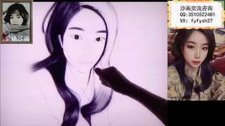 沙画很精致