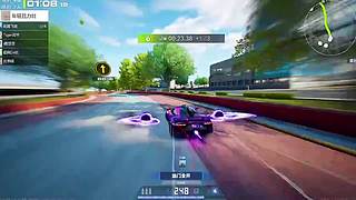 夜间无灯光跑完废弃赛道​