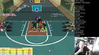 街头篮球赛事轮播间的直播间