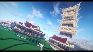 斗鱼我的世界还原中国建筑大赛 豹先生