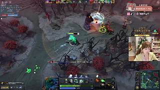 ʕʘ̅͜ʘ̅ʔ 成都辣妹学习dota2！