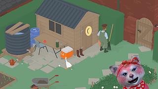 仿佛一朵小花，头上戴着法夹