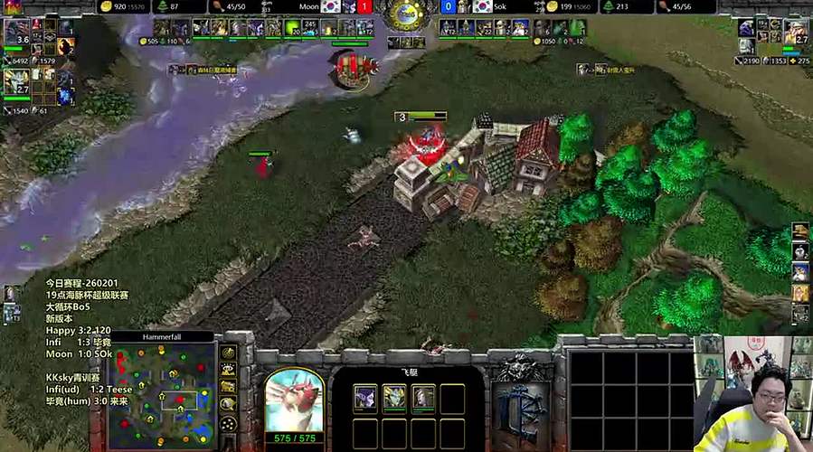 【直播】19点超级联赛哈蛇漫塔木毛!