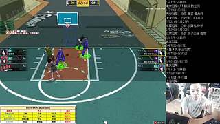 街头篮球赛事轮播间的直播间