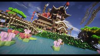 斗鱼我的世界还原中国建筑大赛 豹先生