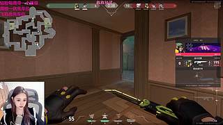 红毛美女在玩无畏契约