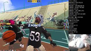 街头篮球赛事轮播间的直播间