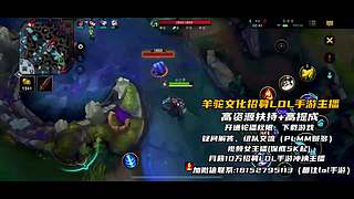 《视频轮播》羊驼文化招募手游LOL