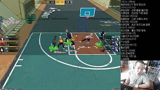 街头篮球赛事轮播间的直播间