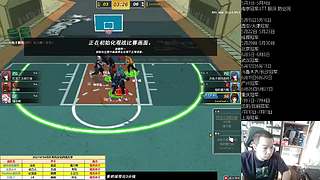 街头篮球赛事轮播间的直播间