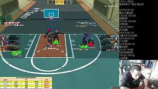 街头篮球赛事轮播间的直播间