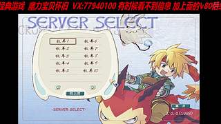 老人萌新  有一起玩魔力宝贝的玩家吗？