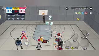 玩会手游，打个篮球