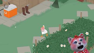 仿佛一朵小花，头上戴着法夹