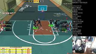 街头篮球赛事轮播间的直播间