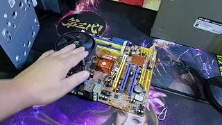 一堆专业维修师傅表演