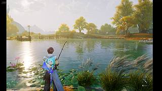 白天干农活，晚上练打枪~