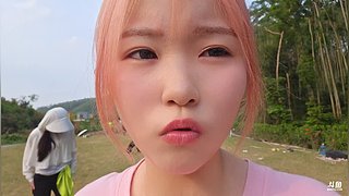 下午两点左右户外