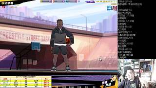 街头篮球赛事轮播间的直播间