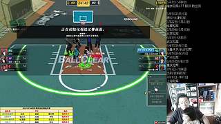 街头篮球赛事轮播间的直播间