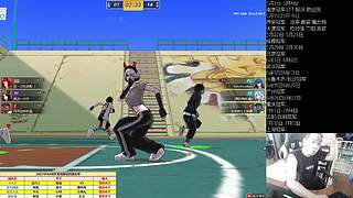 街头篮球赛事轮播间的直播间