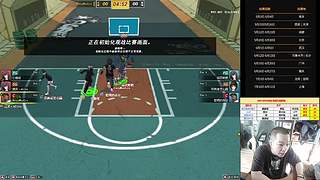 街头篮球赛事轮播间的直播间