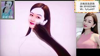 沙画很精致