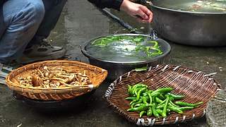 乡土记食的直播间