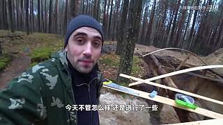 俄罗斯小伙硬核野外生存指南
