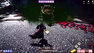 高空穿越峡谷惊险时刻