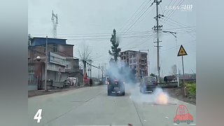 车祸现场——都是贪快惹的祸