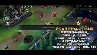 《视频轮播》羊驼文化招募手游LOL