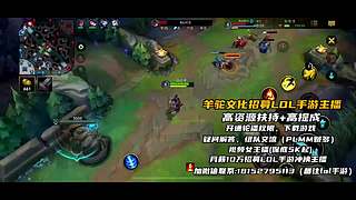 《视频轮播》羊驼文化招募手游LOL