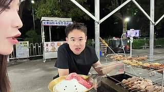 今天到淄博吃烧烤