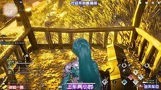借树腾身凌空压制下方敌手